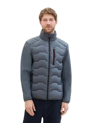 TOM TAILOR Hybridjacke Winterjacke Grau/Blau/Hellblau/Dunkelblau
