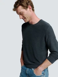NO EXCESS Rundhalspullover Crewneck Garment Dyed (1-tlg) 