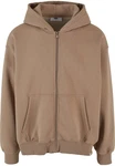 DEF Hoodie Zip Hoody Braun/Grau/Khaki/Beige