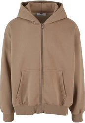 DEF Hoodie Zip Hoody Braun/Grau/Khaki/Beige