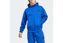 adidas Sportswear Kapuzensweatshirt M Z.N.E. FZ Blau/Hellblau