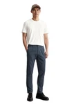 Marc O'Polo Chinohose mit Bundfalten-Details Hellblau/Blau/Grau