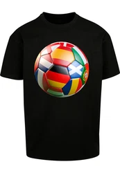 Upscale by Mister Tee T-Shirt Football's Coming Home Europe Tour Mischfarben/Schwarz/Blau