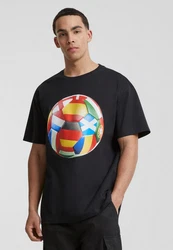 Upscale by Mister Tee T-Shirt Football's Coming Home Europe Tour Mischfarben/Schwarz/Blau