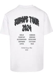 Upscale by Mister Tee T-Shirt Football's Coming Home Europe Tour Mischfarben/Weiß/Creme/Blau