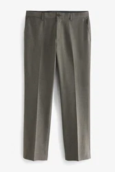 Next Stoffhose Strukturierte elegante Hose Khaki/Dunkelgrün/Braun/Grau
