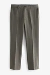 Next Stoffhose Strukturierte elegante Hose Khaki/Dunkelgrün/Braun/Grau