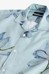 Next Kurzarmhemd Kew Collection Blau