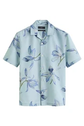Next Kurzarmhemd Kew Collection Blau