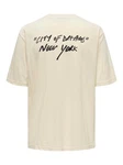 ONLY & SONS T-Shirt loose fit Rundhals Kurzarm Gummidruck (7902) Weiß