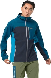 Jack Wolfskin Outdoorjacke EAGLE PEAK II SOFTSHELL M NACHTBLAU