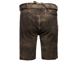 Stockerpoint Trachtenlederhose Bertl Herren Khaki/Braun/Dunkelbraun