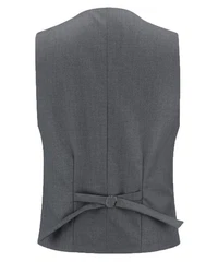 Allthemen Anzugweste Slim Fit mit V Ausschnitt Business Dunkelgrau/Grau/Hellgrau/Dunkelblau