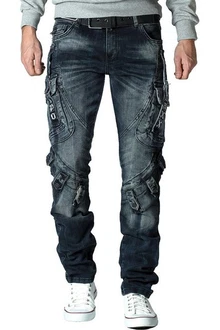 Cipo & Baxx Regular-fit-Jeans Cargo Hose BA-CD440