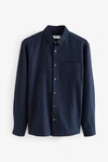 Next Langarmhemd mit Waffelstruktur Dunkelblau/Hellblau/Blau