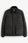 Next Steppjacke Jacke mit Cordkragen (1-St) Dunkelgrün/Schwarz/Khaki/Grau/Dunkelgrau