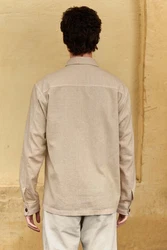 Next Hemdjacke Chore Hemdjacke Beige/Khaki/Braun