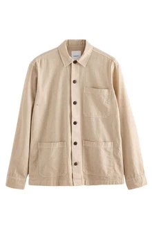 Next Hemdjacke Chore Hemdjacke Beige/Khaki/Braun