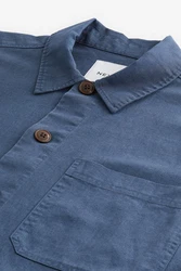 Next Hemdjacke Chore Hemdjacke Hellblau/Blau/Dunkelblau