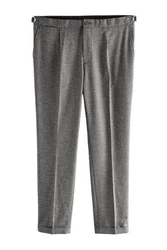 Next Stoffhose Seitlich verstellbare Slim Fit Tapered Anzughose Hellgrau/Grau/Dunkelgrau
