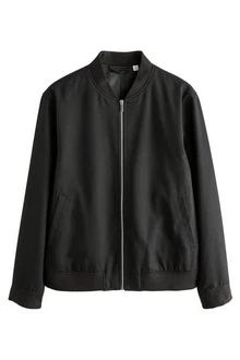 Next Bomberjacke (1-St) Schwarz/Dunkelgrau
