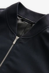 Next Bomberjacke (1-St) Dunkelblau/Schwarz