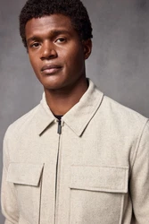 Next Blouson Leichte Jacke Beige/Khaki