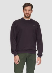 s.Oliver Sweatshirt mit Logo Lila/Dunkelblau/Dunkelrot/Bordeaux/Fliederfarben