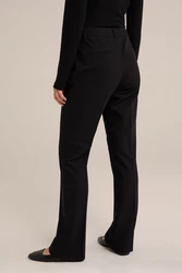 WE Fashion Anzughose Schwarz/Braun