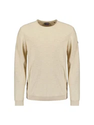 NO EXCESS Rundhalspullover Crewneck Garment Dyed (1-tlg) 