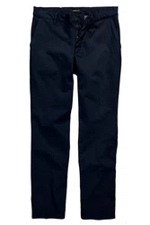 Men Plus Chinohose Men+ Chino Bauchfit Regular Fit Dunkelblau/Hellblau