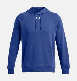 Kapuzenpullover UA RIVAL FLEECE HOODIE TECH BLUE