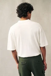 Next Poloshirt Regular Fit Strick-Poloshirt mit Streifen Weiß/Creme/Beige/Rot