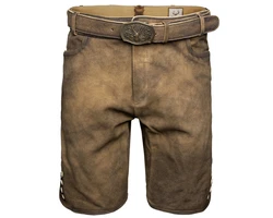 Stockerpoint Trachtenlederhose Fred Herren Khaki/Braun/Dunkelbraun