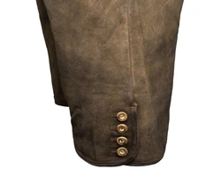 Stockerpoint Trachtenlederhose Fred Herren Khaki/Braun/Dunkelbraun