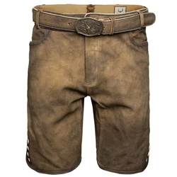 Stockerpoint Trachtenlederhose Fred Herren Khaki/Braun/Dunkelbraun