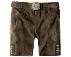Stockerpoint Trachtenlederhose Corbi4 Khaki/Braun/Dunkelgrün