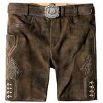 Stockerpoint Trachtenlederhose Corbi4 Khaki/Braun/Dunkelgrün