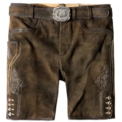 Stockerpoint Trachtenlederhose Corbi4 Khaki/Braun/Dunkelgrün