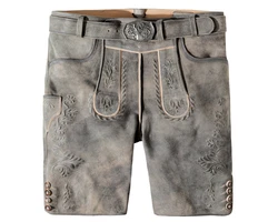 Stockerpoint Trachtenlederhose Oliver Braun/Grau/Khaki/Beige