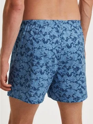 Calida Prints Herren Shorts Blau/Hellblau