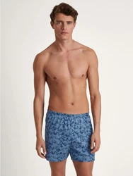 Calida Prints Herren Shorts Blau/Hellblau