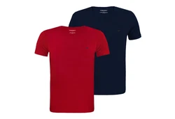 Emporio Armani Unterziehshirt Endurance Crew Neck T-Shirt Dunkelblau/Rot