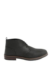 Chukka-Stiefel aus gewachstem Leder Stiefelette (1-tlg)