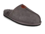 thies Hausschuh Mega Shorty Boots Grau/Dunkelgrau/Braun/Hellgrau