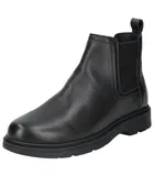 Schwarze und Weiße Chelsea Boots image