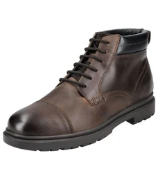 Stiefelette Leder/Synthetik Schnrstiefelette