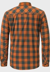 Schöffel Hemd Sobra Orange/Braun