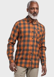 Schöffel Hemd Sobra Orange/Braun