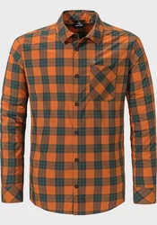 Schöffel Hemd Sobra Orange/Braun